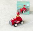 Push Down Action Racing Car Red