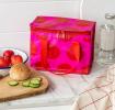 Red On Pink Spotlight Lunch Bag