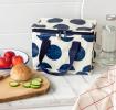 Navy On White Spotlight Lunch Bag