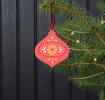 Wooden Bauble Christmas Decoration