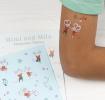Mimi And Milo Temporary Tattoos (2 Sheets)