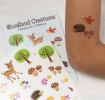 Woodland Creatures Temporary Tattoos