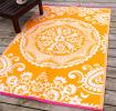 Orange Recycled Floor Mat