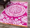 Pink Recycled Floor Mat 