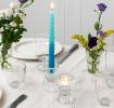 Double Ended Clear Glass Candle Holder