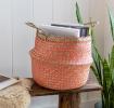 Small Coral Seagrass Basket