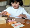 traditional wooden tea party biscuits