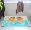 Bathing Feet Tufted Cotton Bath Mat