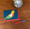 Patterned Bird Greeting Card