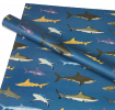 Wrapping Paper (5 Sheets) - Sharks