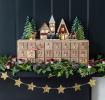 Wooden Advent Calendar With Led Lighting - Carol Singers