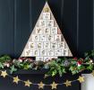 Wooden Advent calendar Christmas Tree