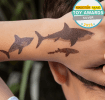 Shark Temporary Tattoos (2 Sheets)