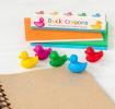 Set Of 5 Duck Crayons