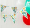 Wild wonders paper bunting