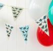 Prehistoric Land Paper Bunting