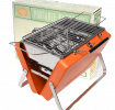 Portable Suitcase Bbq - Burnt Orange