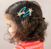 Shooting Star Glitter Hair Clips (set Of 2)