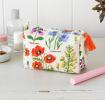 Quilted Makeup Bag - Wild Flowers