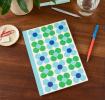 A5 Notebook - Blue And Green Daisy