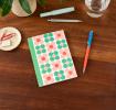 A6 Notebook - Pink And Green Daisy