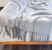 Woven Blanket With Tassels (127 X 152cm) - Light Grey