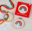 Mini cross-stitch kit - Rainbow