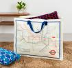 Jumbo storage bag - TfL Heritage Tube Map