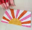 Tufted cotton bath mat - Sunset