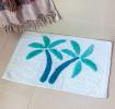 Tufted cotton bath mat - Palm trees