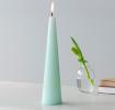 Tall cone candle - Mint green