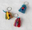 Mini worry doll amulet with keyring - Assorted (SINGLE)