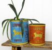 Large storage tins (set of 2) - Leopard