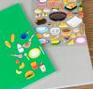 3D puffy stickers - Lunch Box