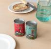 Tin salt and pepper shakers - Lighthouse