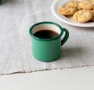 Enamel espresso mug - Green