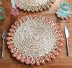 Corn husk placemat - Orange
