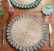 Corn husk placemat - Grey