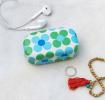 Mini travel case - Blue and green Daisy