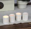 Glossy ceramic tealight holders (set of 4) - HOME