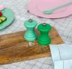 Travel salt & pepper mill set - Green