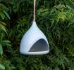 Bamboo fibre bird feeder - Blue