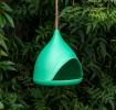 Bamboo fibre bird feeder - green