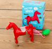 Air-powered trotting horse