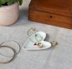 Glossy ceramic trinket dish - Heart