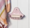 Wall-mounted enamel soap dish - Pink