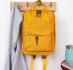 Compact backpack yellow