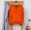 Compact backpack orange