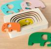 Elephant wooden puzzle 