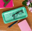 Enamel trinket tray - Green
